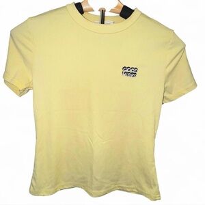 Fitted Yellow Short Sleeve T-Shirt